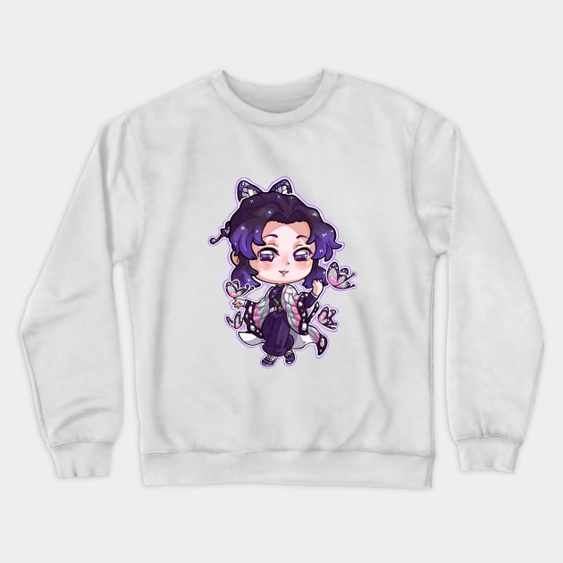 Shinobu Kocho ❁ Kimetsu no Yaiba Crewneck Sweatshirt by HaruKirosh